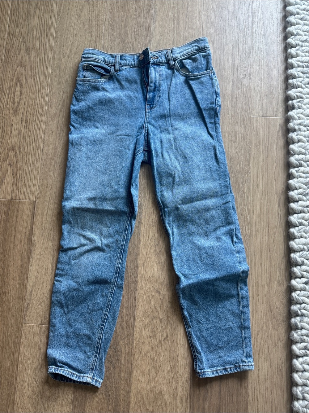 Classic High-Rise Blue Mom Jeans
